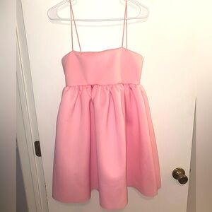 Elegant Pink Spaghetti Strap Dress